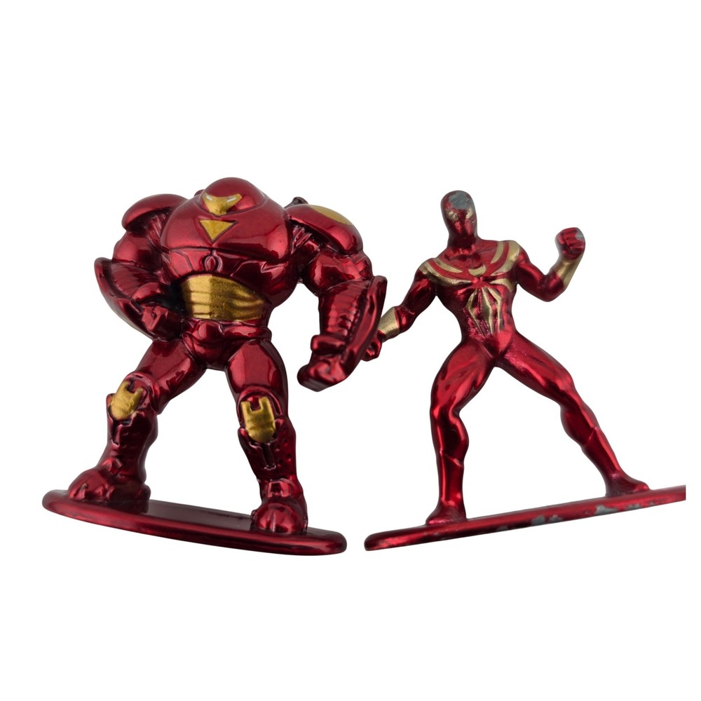 Jada Toys Marvel Nano Metalfigs Iron Spider Hulkbuster Die Cast Bundle Fair